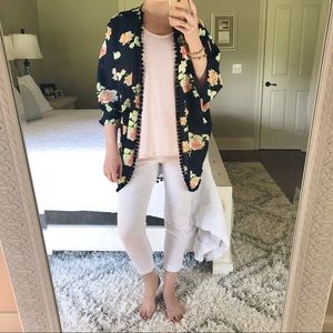 Floral Navy Kimono from Target, S/M